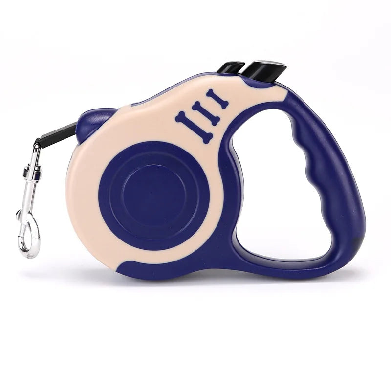 3M/5M Retractable Dog Leash With One - Touch Lock - Durable Automatic Pet Leash for Small & Medium Dogs and Cats (Multiple Colors)