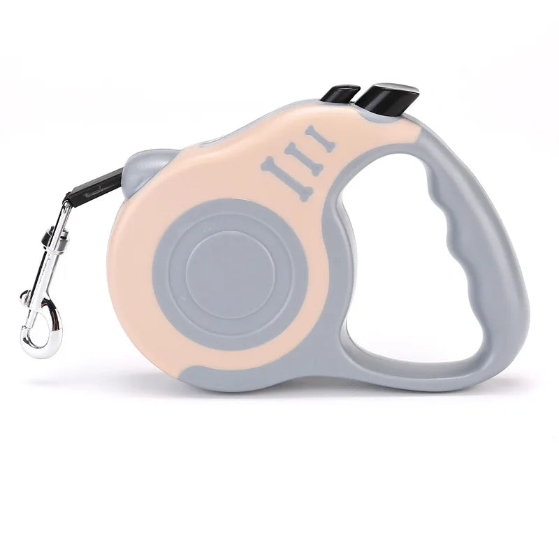 3M/5M Retractable Dog Leash With One - Touch Lock - Durable Automatic Pet Leash for Small & Medium Dogs and Cats (Multiple Colors)