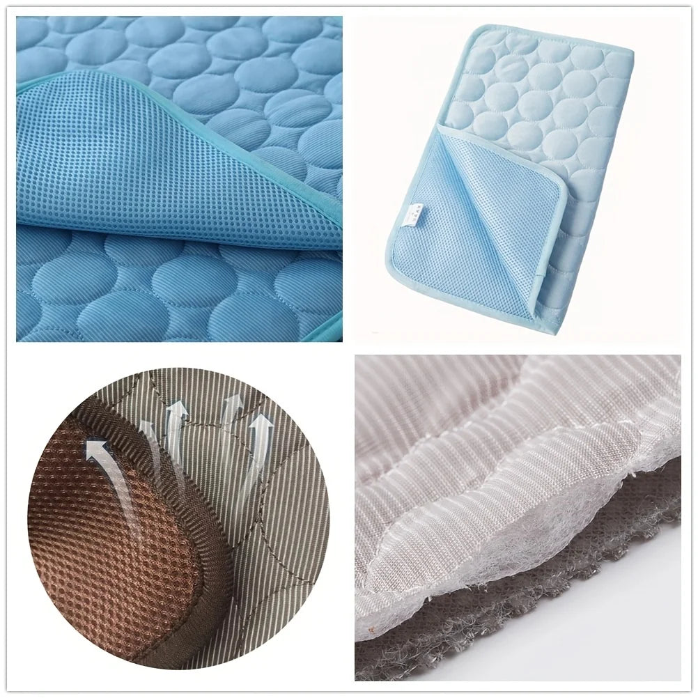 Cooling Pet Mat - Summer Ice Pad For Dogs & Cats (Multiple Size)