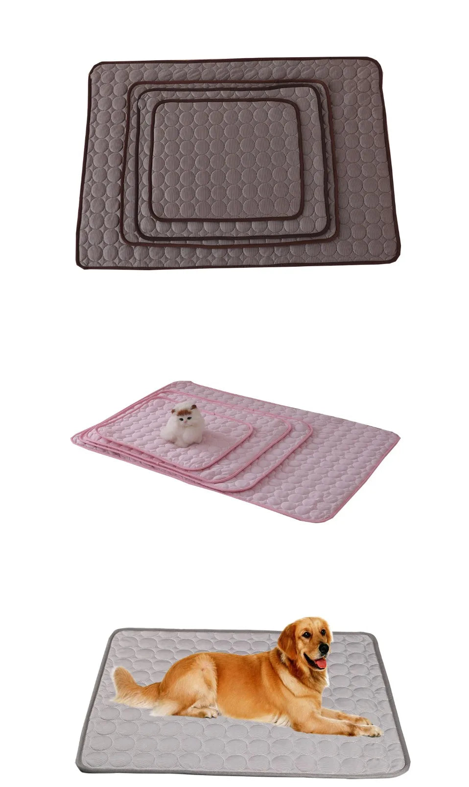 Cooling Pet Mat - Summer Ice Pad For Dogs & Cats (Multiple Size)