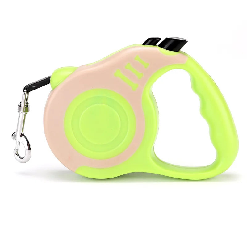 3M/5M Retractable Dog Leash With One - Touch Lock - Durable Automatic Pet Leash for Small & Medium Dogs and Cats (Multiple Colors)