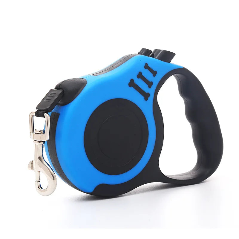 3M/5M Retractable Dog Leash With One - Touch Lock - Durable Automatic Pet Leash for Small & Medium Dogs and Cats (Multiple Colors)