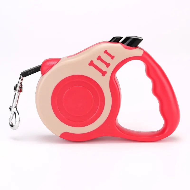 3M/5M Retractable Dog Leash With One - Touch Lock - Durable Automatic Pet Leash for Small & Medium Dogs and Cats (Multiple Colors)