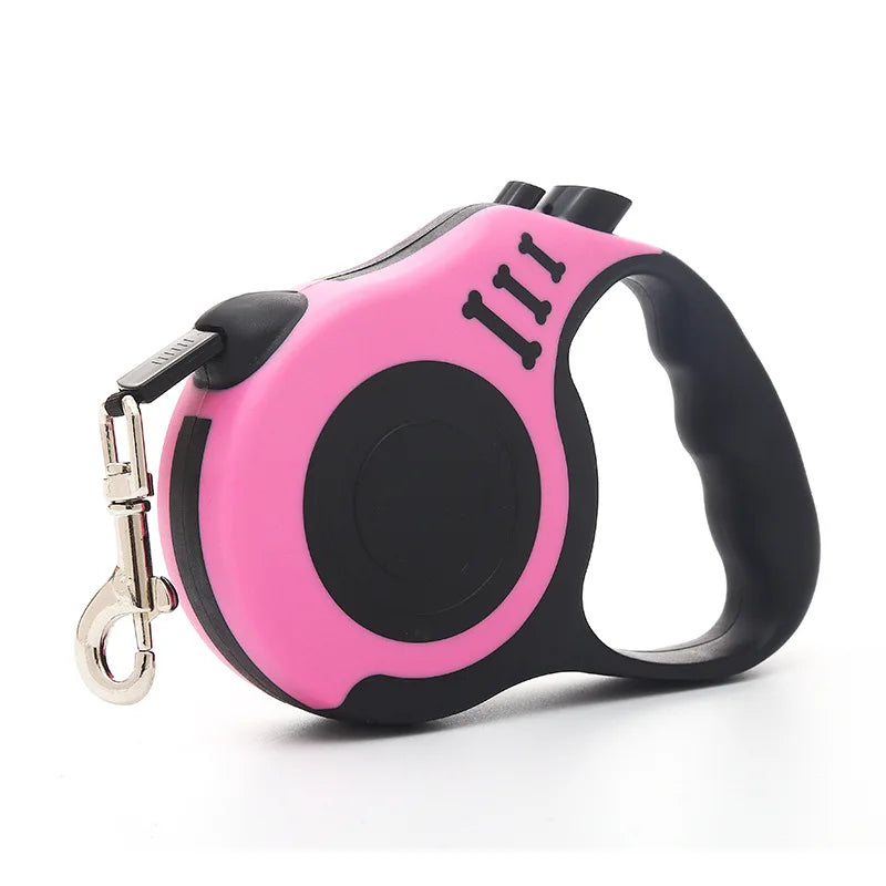 3M/5M Retractable Dog Leash With One - Touch Lock - Durable Automatic Pet Leash for Small & Medium Dogs and Cats (Multiple Colors)