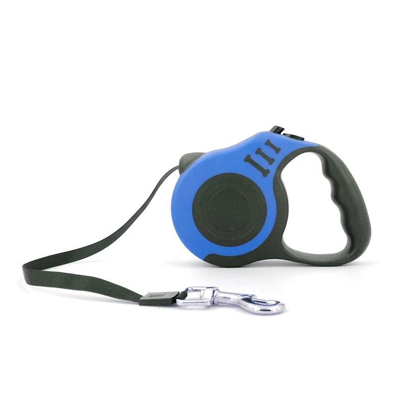 3M/5M Retractable Dog Leash With One - Touch Lock - Durable Automatic Pet Leash for Small & Medium Dogs and Cats (Multiple Colors)