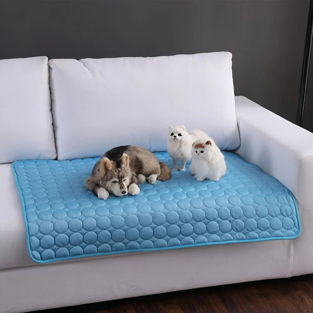 Cooling Pet Mat - Summer Ice Pad For Dogs & Cats (Multiple Size)