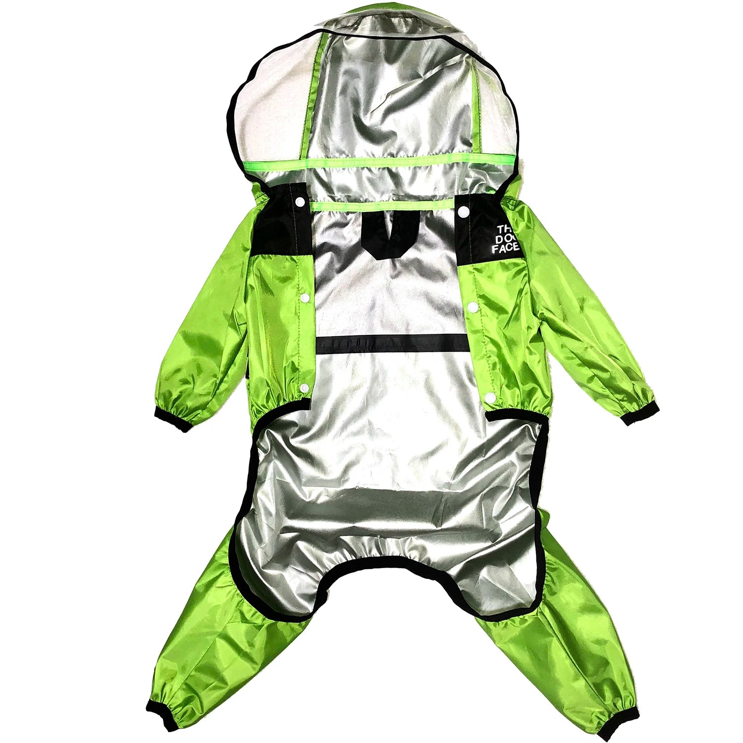 Reflective Waterproof Dog Raincoat Jumpsuit – Full-Body Pet Coat for Rain & Snow (XS–4XL)